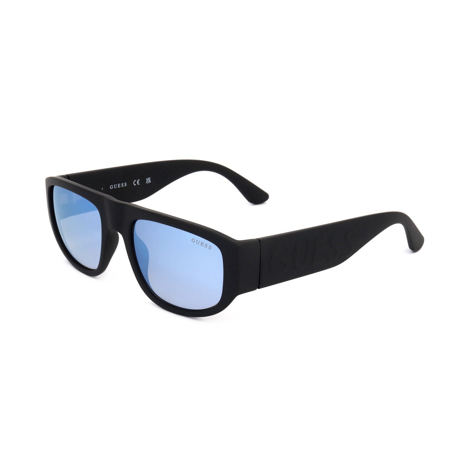 Guess Factory occhiali da sole uomo GF5107 black light blue