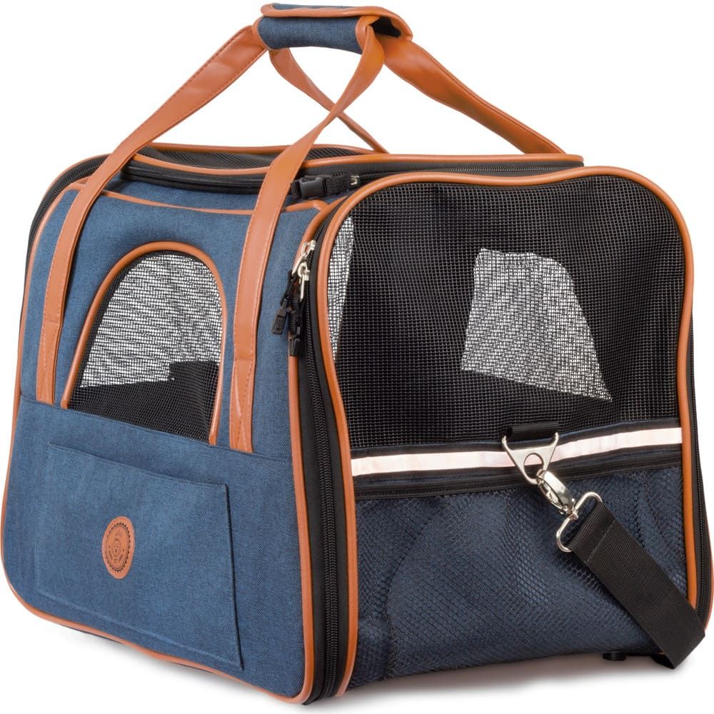 HUND IST KÖNIG® Hundetasche Katzentasche bis 6,5kg | robust & formstabil | faltbar & platzsparend