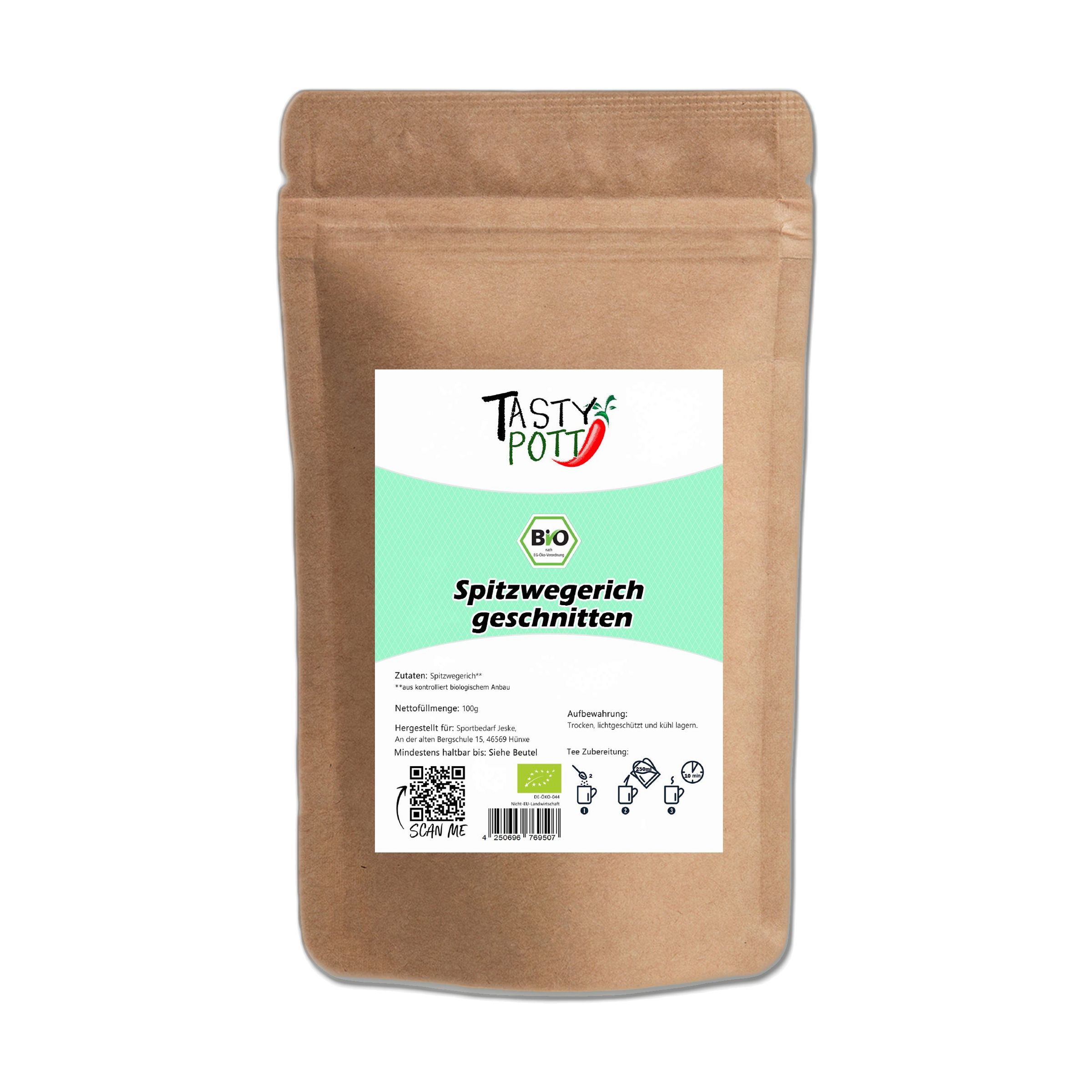 Tasty-Pott Tasty Pott Bio Spitzwegerich getrocknet & geschnitten 1 St