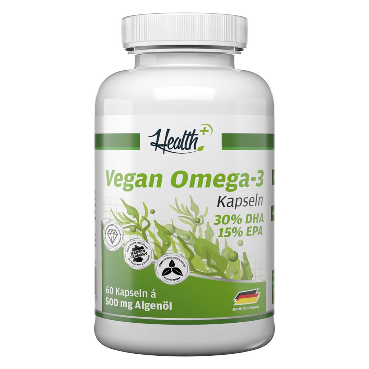 HEALTH+ AlgenÖl Kapseln Vegan Omega 3 60 St SHOP APOTHEKE