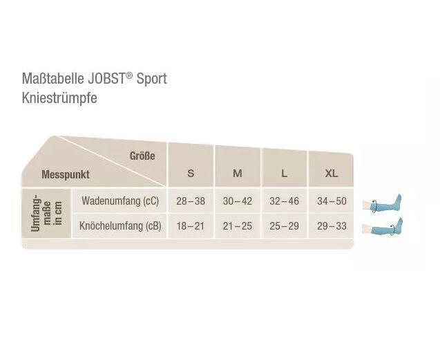 Jobst Sport 15/20 BI XL 1 St