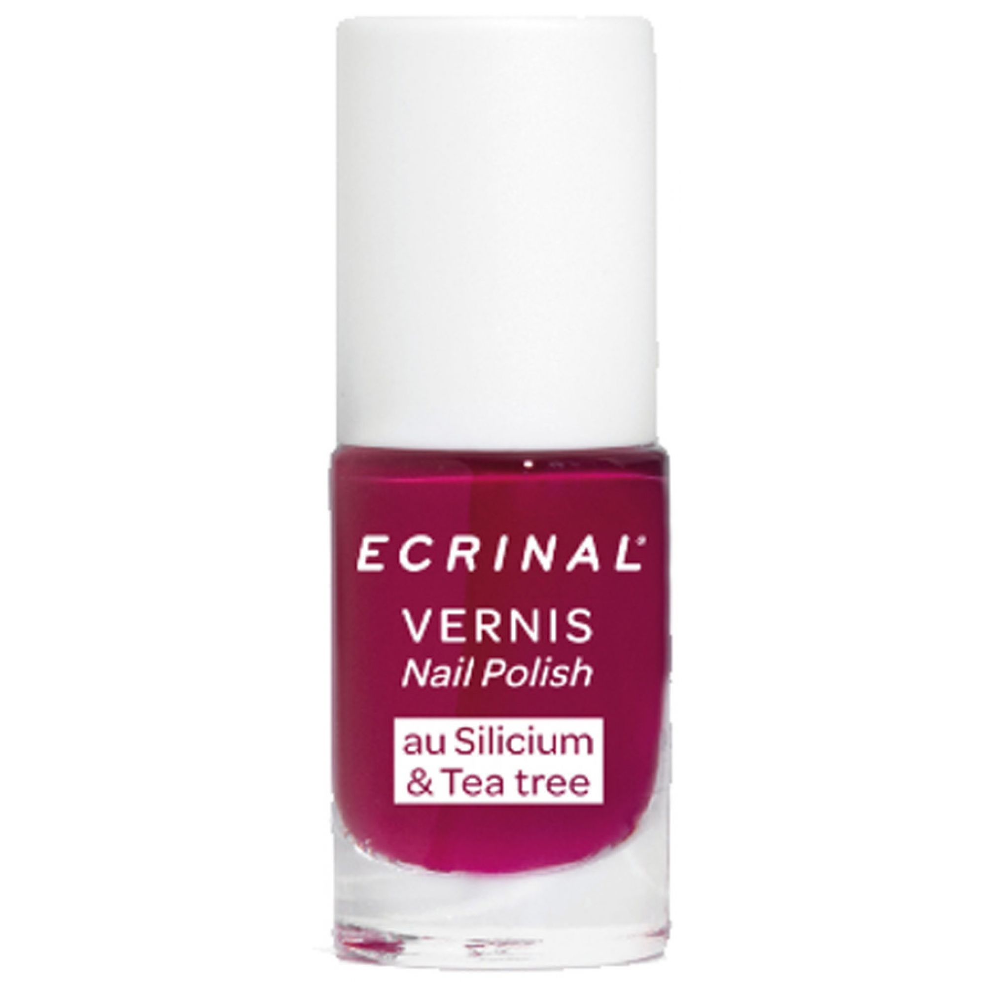 Ecrinal Nagellack Silicium + Tea Tree 5 ml (Farbe : Violett) 2,2x6,3x6,3 cm