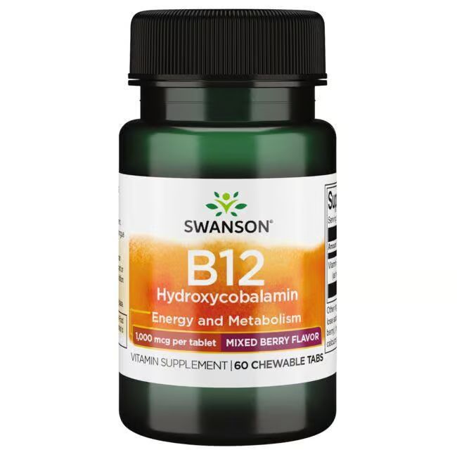 Swanson Vitamin B-12 Hydroxycobalamin 1000 mcg 60 Pc