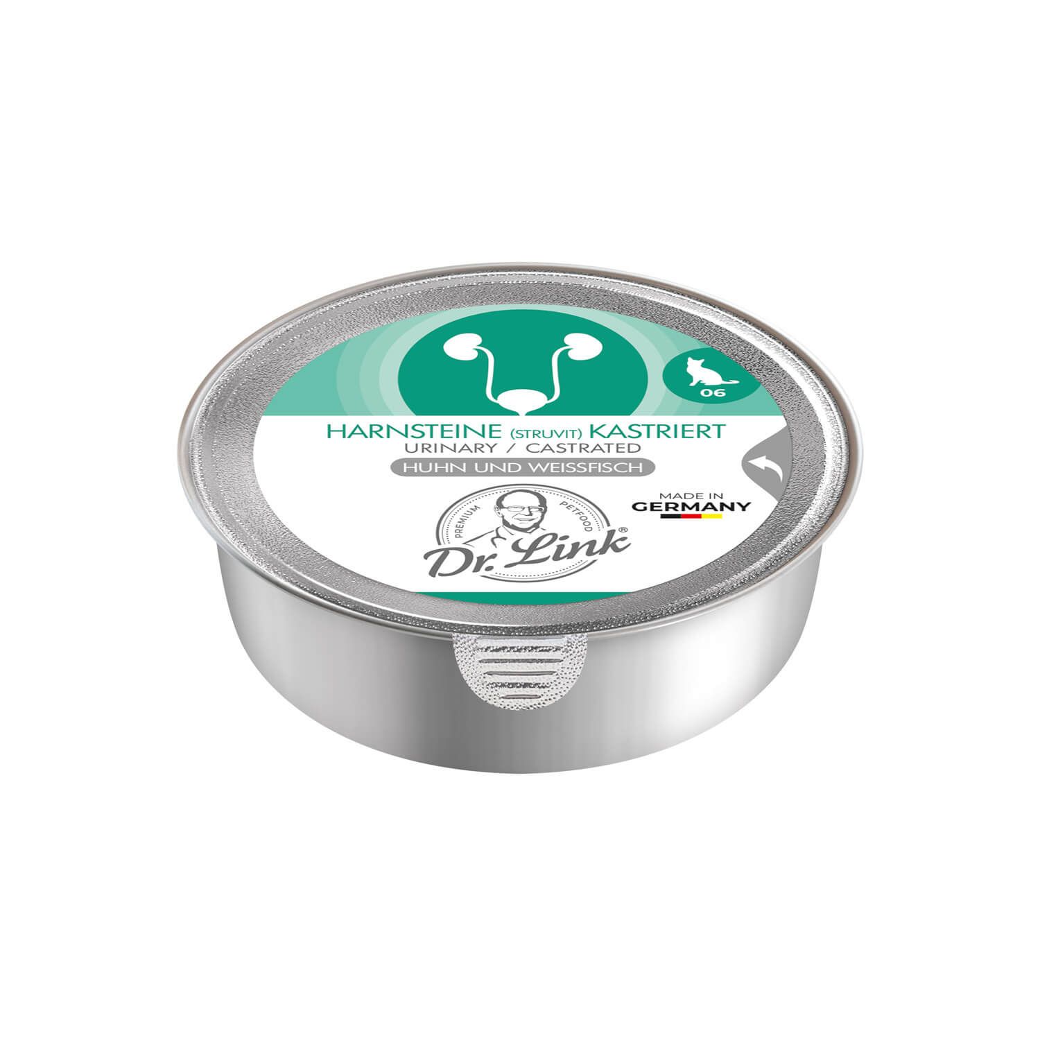 Dr. Link® SPEZIAL-DIÄT Harnsteine (Struvit) / Kastriert | Urinary / Castrated Huhn und Weißfisch