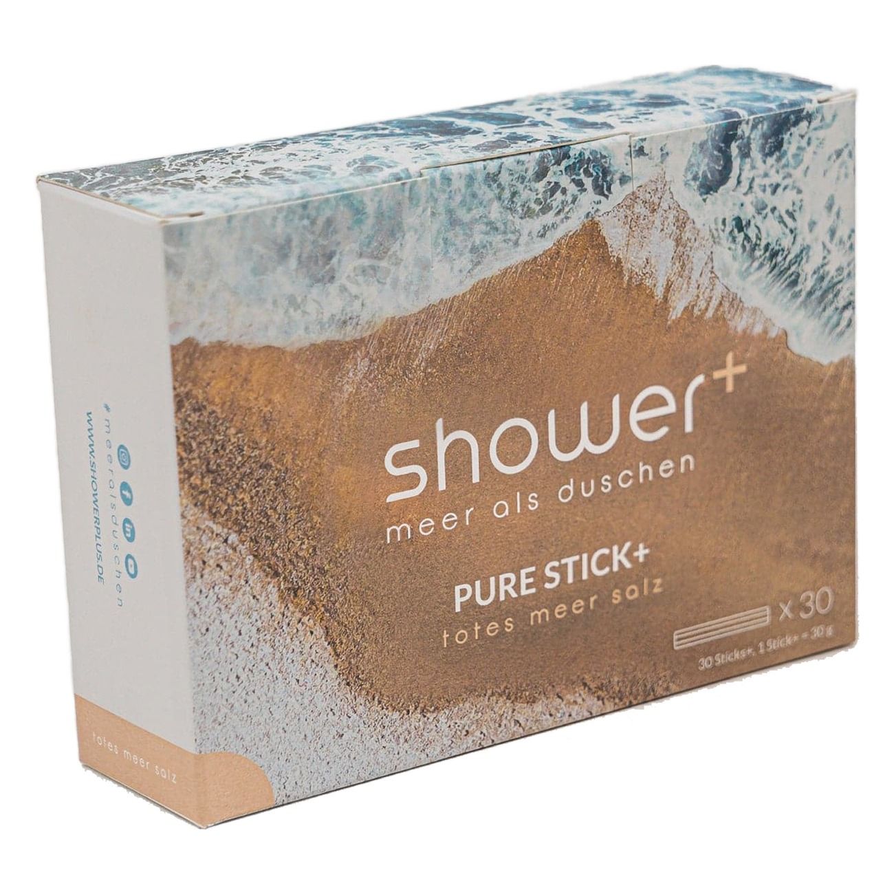 shower+ Salzsticks Totes Meer für Salzdusche