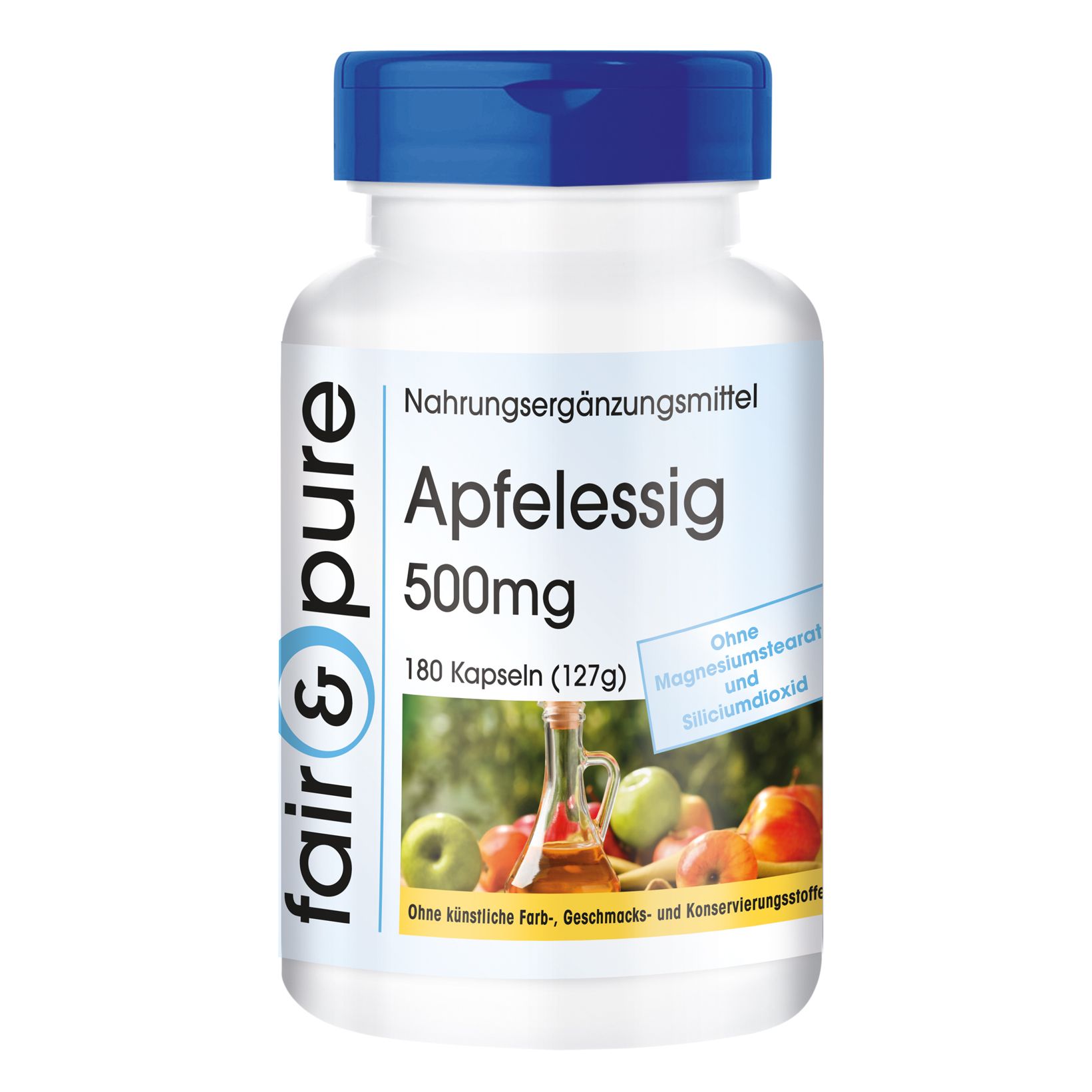 fair - pure | Apfelessig 500mg 180 St