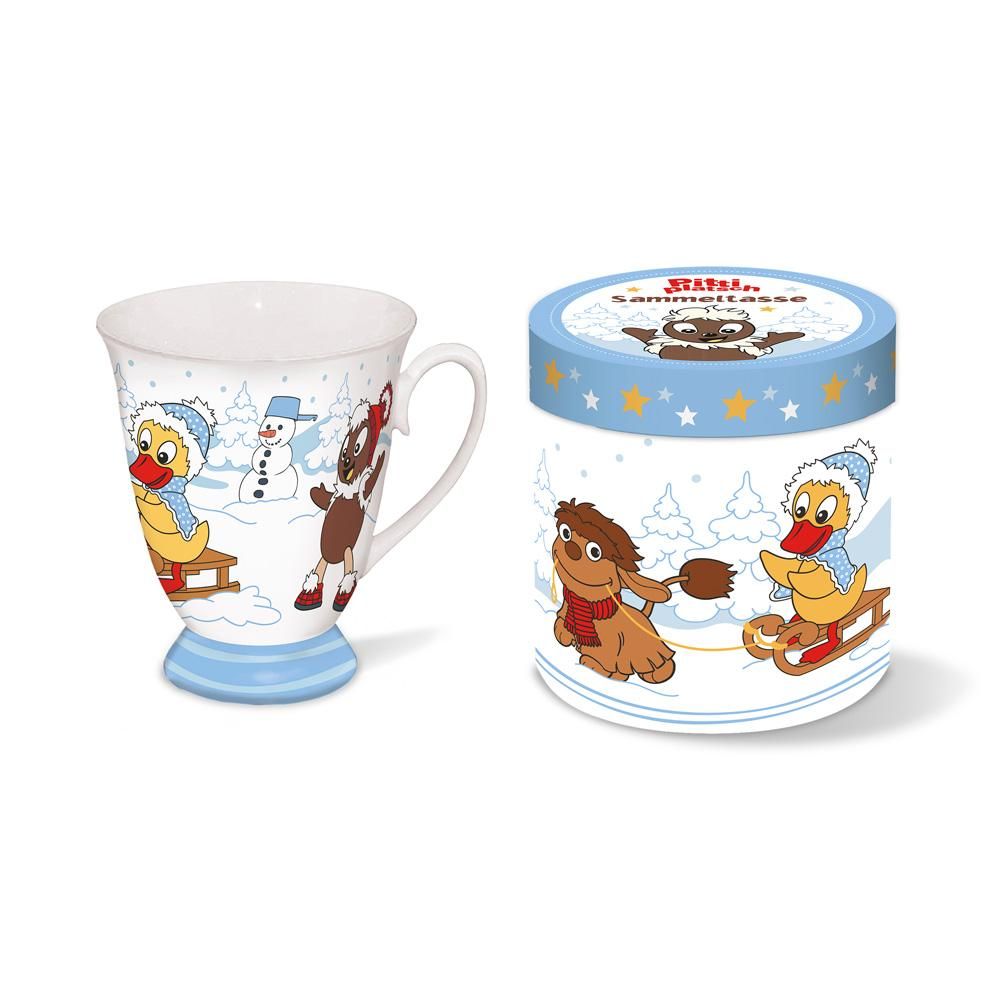 Trötsch Pittiplatsch Sammeltasse Winter Kaffeetasse Teetasse Geschenkidee Geschenk Tasse