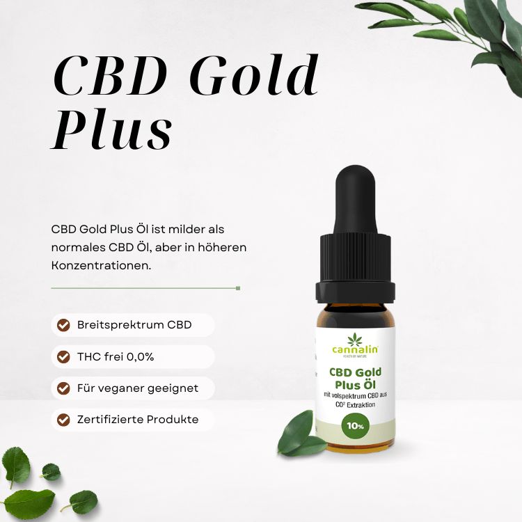 Cannalin - CBD Breitspektrum Gold Plus - THC Frei - 10%