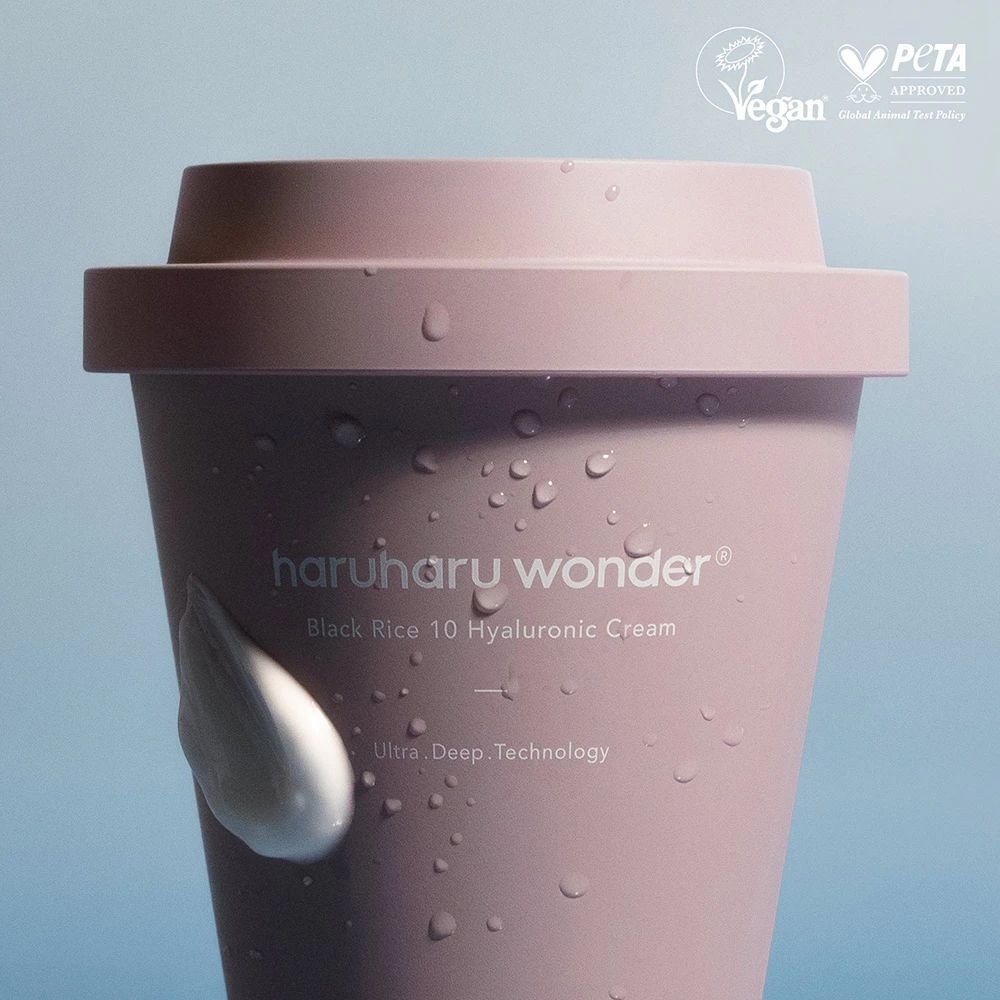 HARUHARU WONDER Black Rice Hyaluronic Cream – Feuchtigkeitsspendende Gesichtscreme