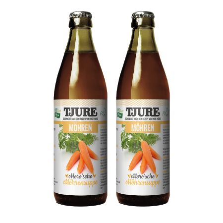 TJURE  - Moro´sche Möhrensuppe - 2 x 320 ml | bei Durchfall oder Magen Darm Problemen