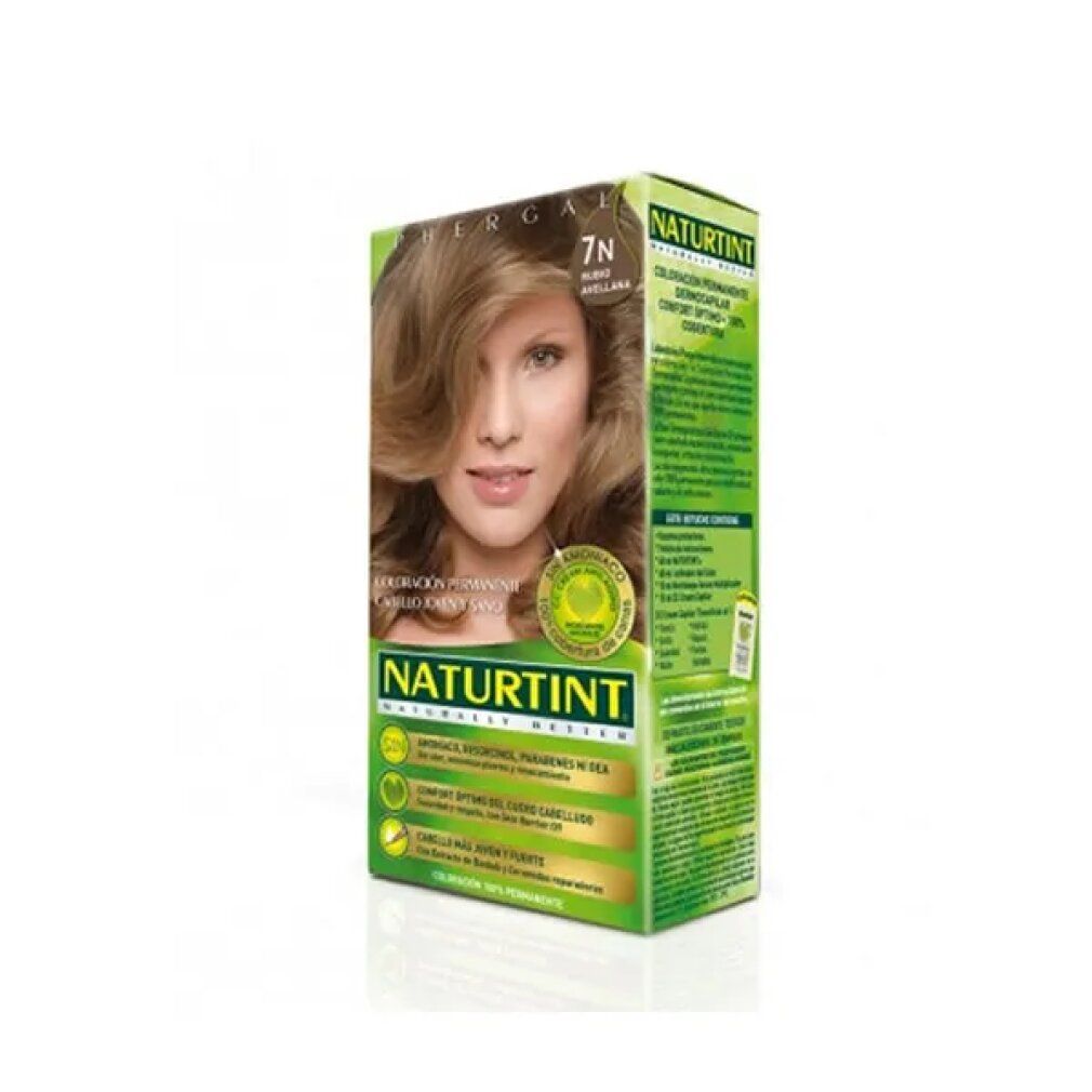 Naturtint Biobased 7N Haselnussblond – Permanente Coloration ohne Ammoniak, 170 ml.