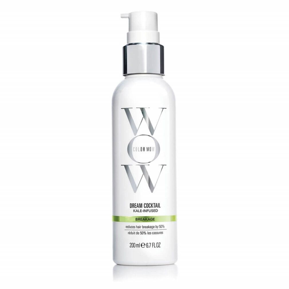 Flasche mit weißem Pumpspender, Color Wow Dream Cocktail Kale Infused, 200ml.
