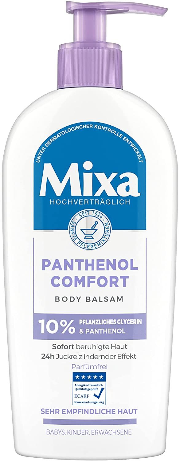 Mixa Panthenol Comfort Body Balsam, juckreizlindernder und beruhigender Balsam