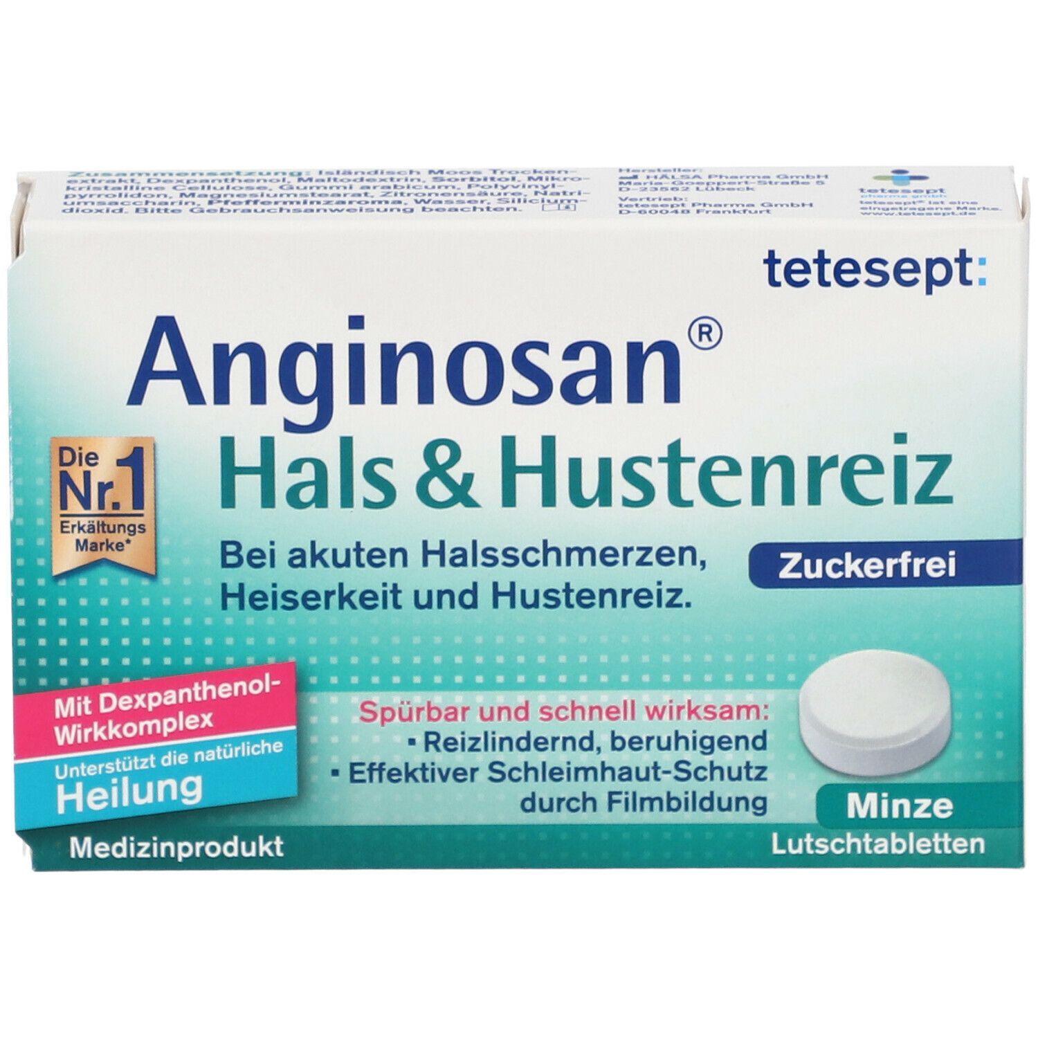 tetesept® Anginosan Hals & Hustenreiz