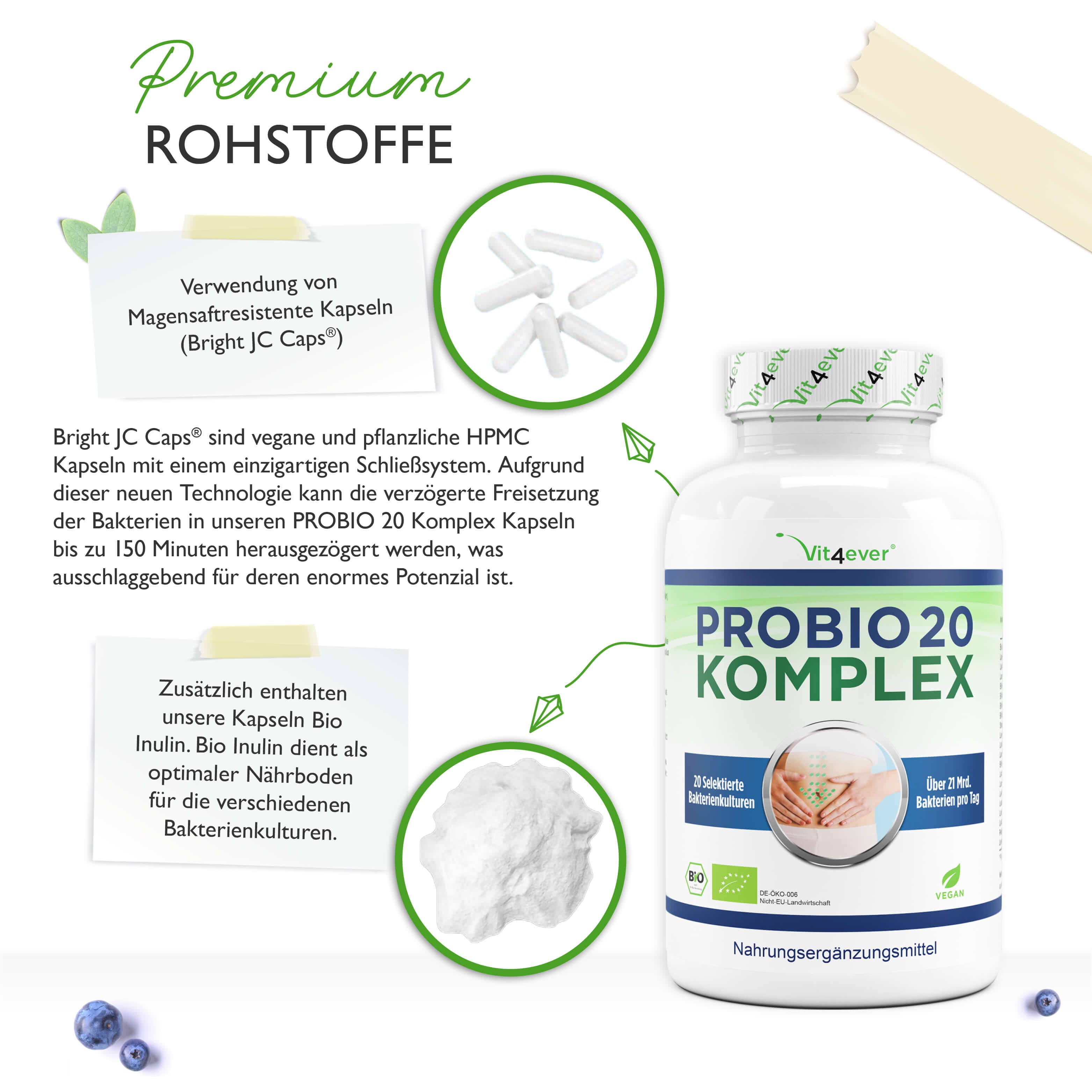 vit4ever Probio 20 Komplex + Inulin 180 St