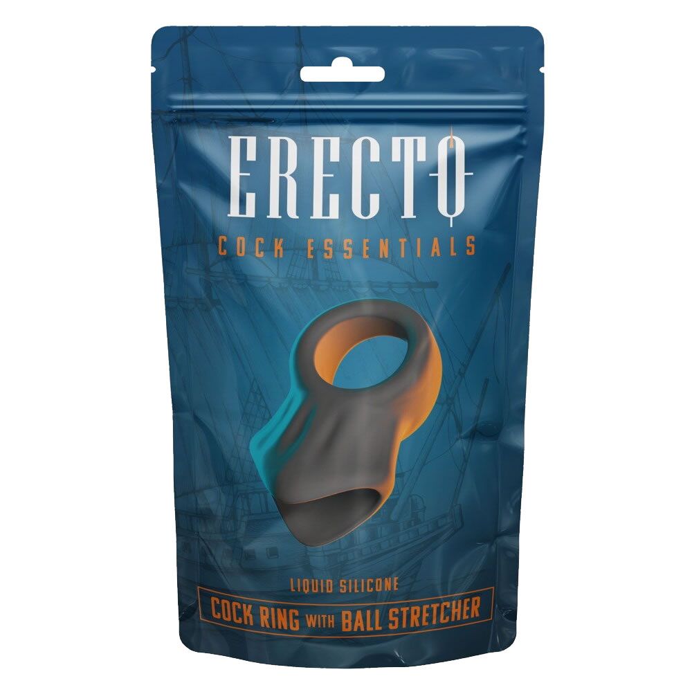 Erecto Liquid Silicone *C0ck Ring with Ball Stretcher* 1 St Sonstige