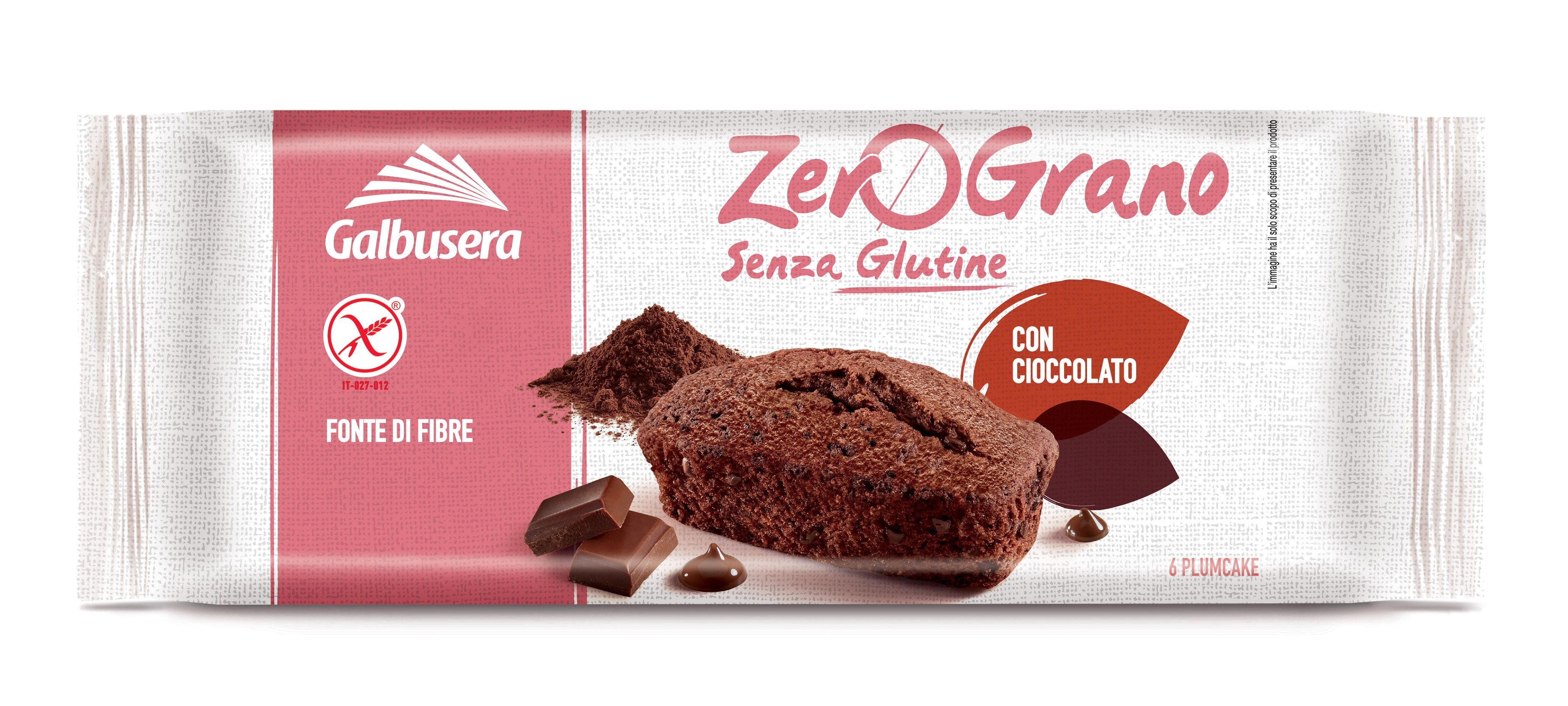 Plumcake Senza Glutine al Cioccolato - Galbusera Zerograno