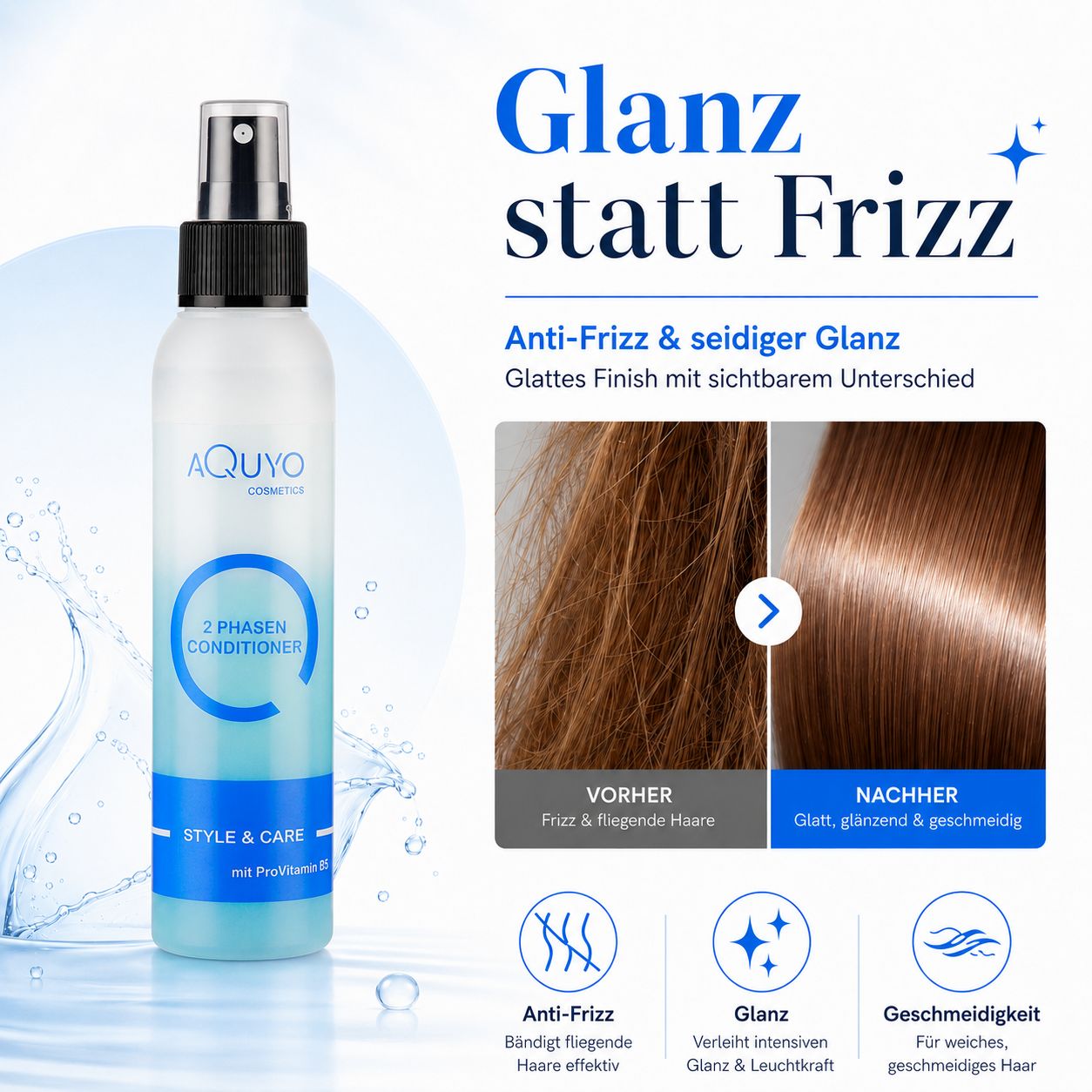 Style & Care 2 Phasen Spray Conditioner für trockenes und beanspruchtes Haar