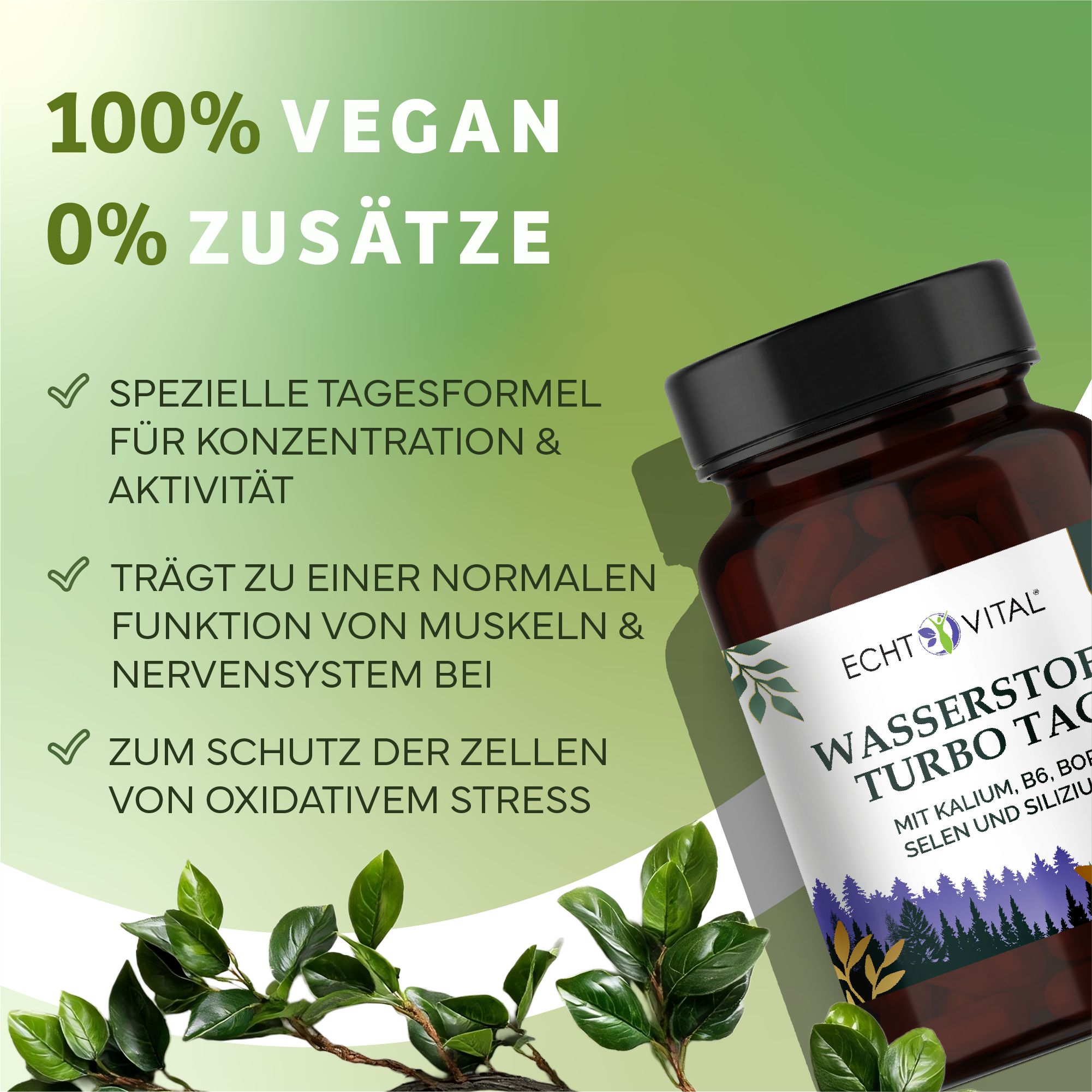 Echt Vital Wasserstoff Turbo Tag