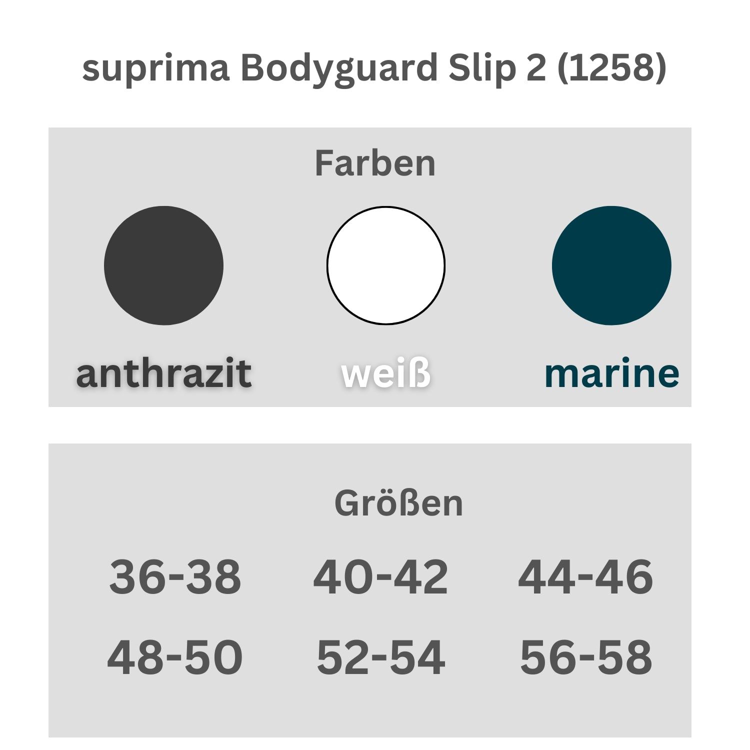 Suprima Damen Slip body guard 2 bei mittlerer Blasenschwäche