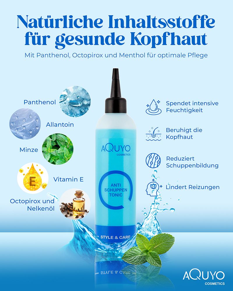 Style & Care Anti Schuppen Tonic Kopfhaut Pflege bei trockener und juckender Kopfhaut