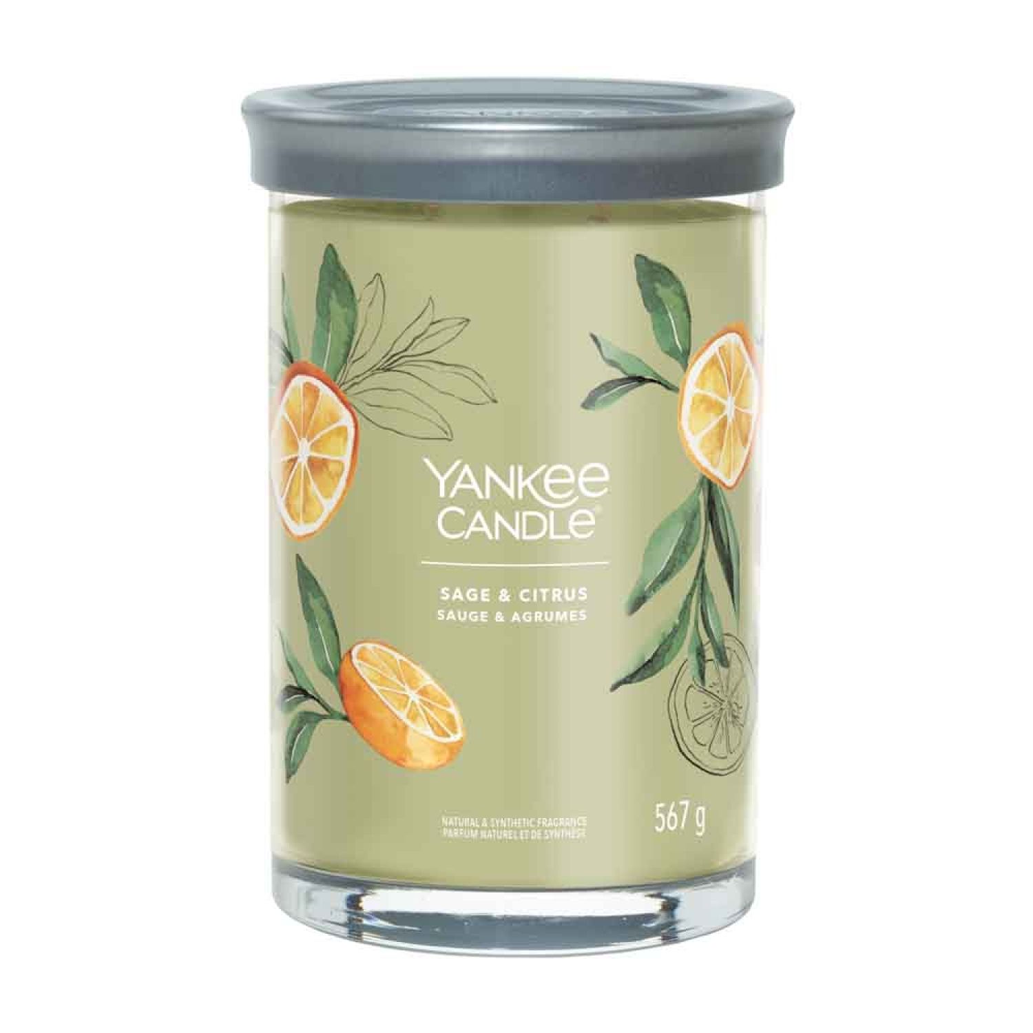 Yankee Candle Signature Tumbler Candela Profumata Salvia & Agrumi 567 g.