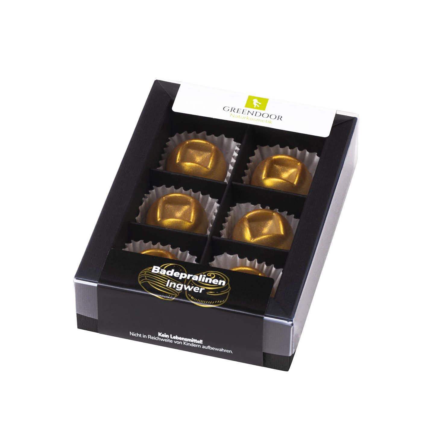 GREENDOOR Geschenk Set Badepralinen Ingwer