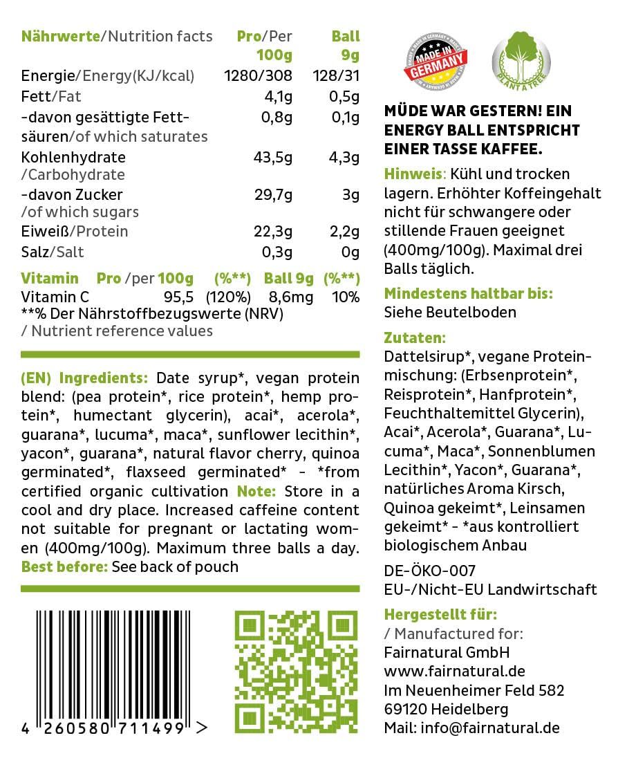 FAIRNATURAL Bio Energy Balls