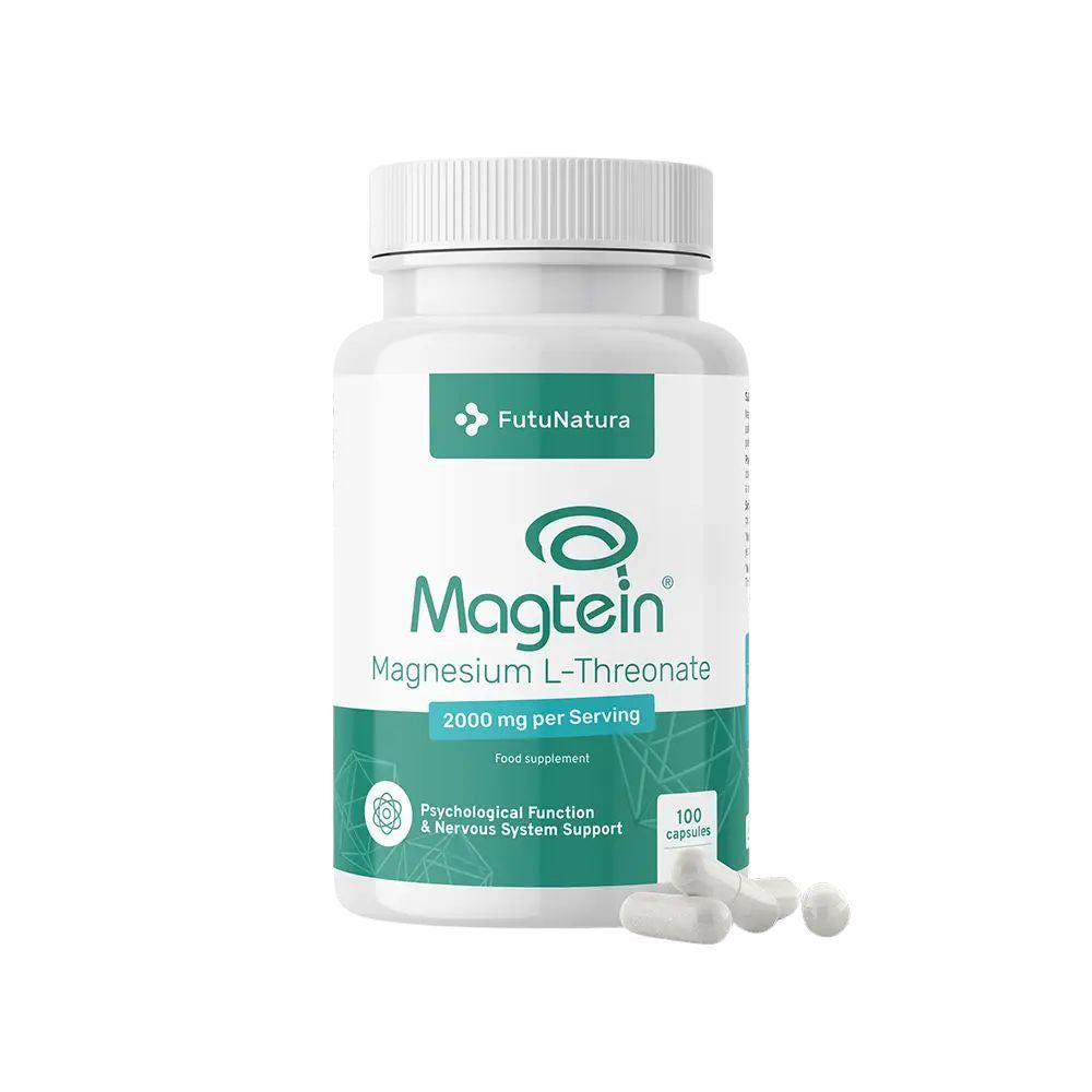 FutuNatura Magnesium L-Threonat Magtein® 2000 mg – Patentierte Spezialform für Nerven & Psyche