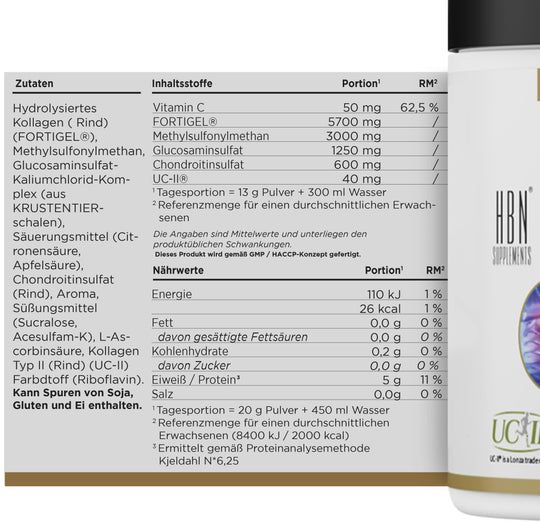 HBN Supplements - Joint Care 390 g Pulver