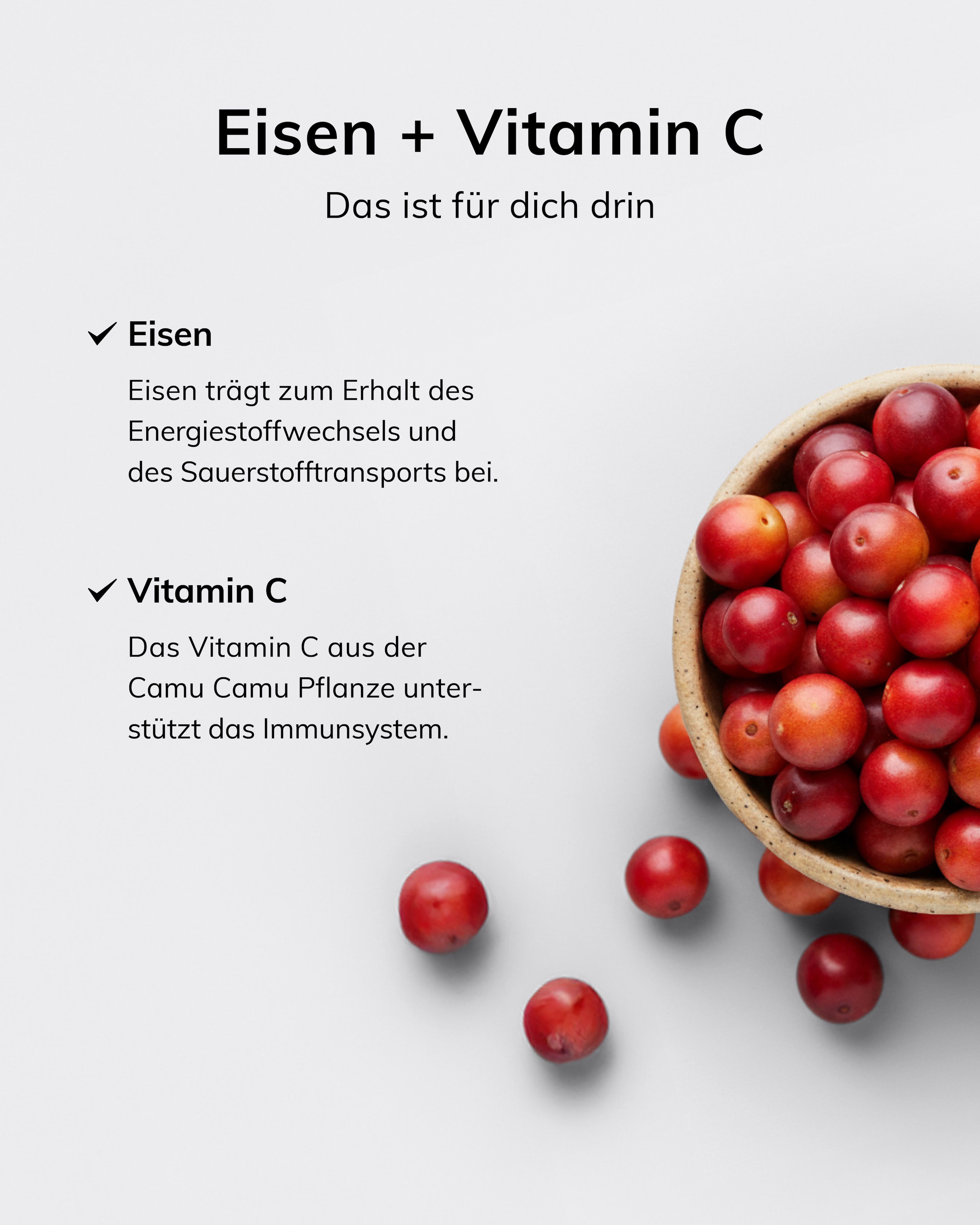 MYLILY Powerfrau - Eisen + Vitamin C