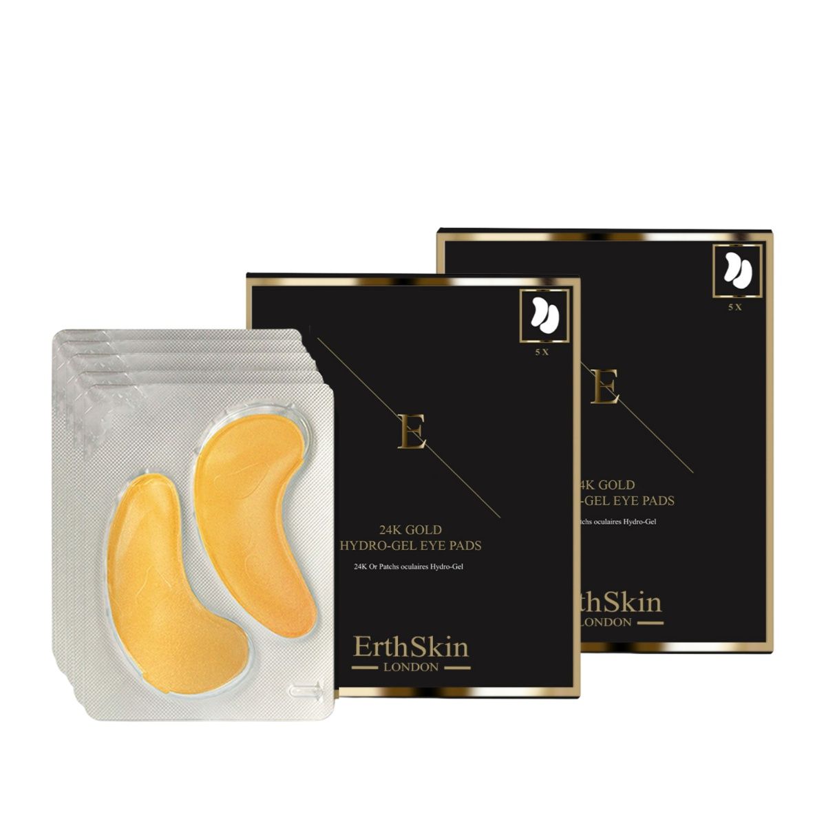 ErthSkin London Kollagen gold unter augenflecke set