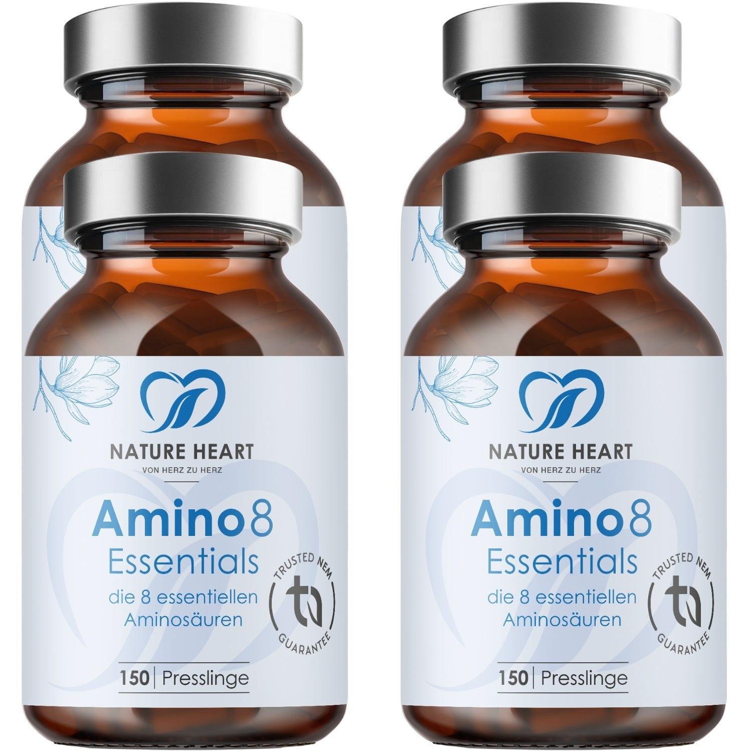 Nature Heart Amino 8 Essentials 4x150 St Kapseln