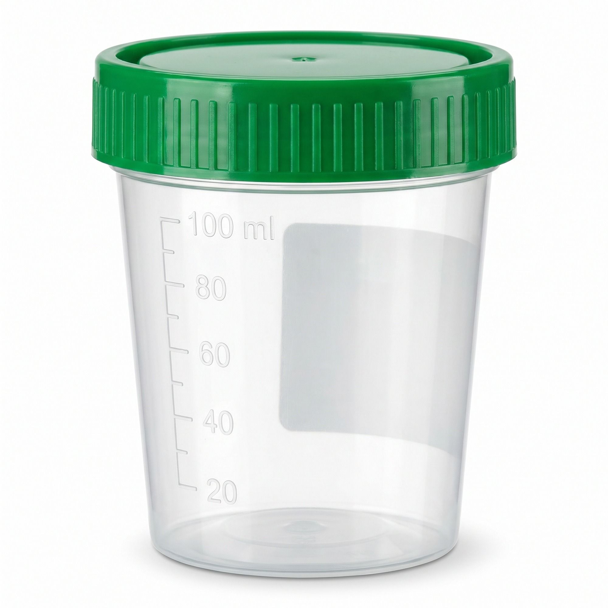 Kaiser Cares Urinbecher 125 ml mit grünem Schraubdeckel 1 St