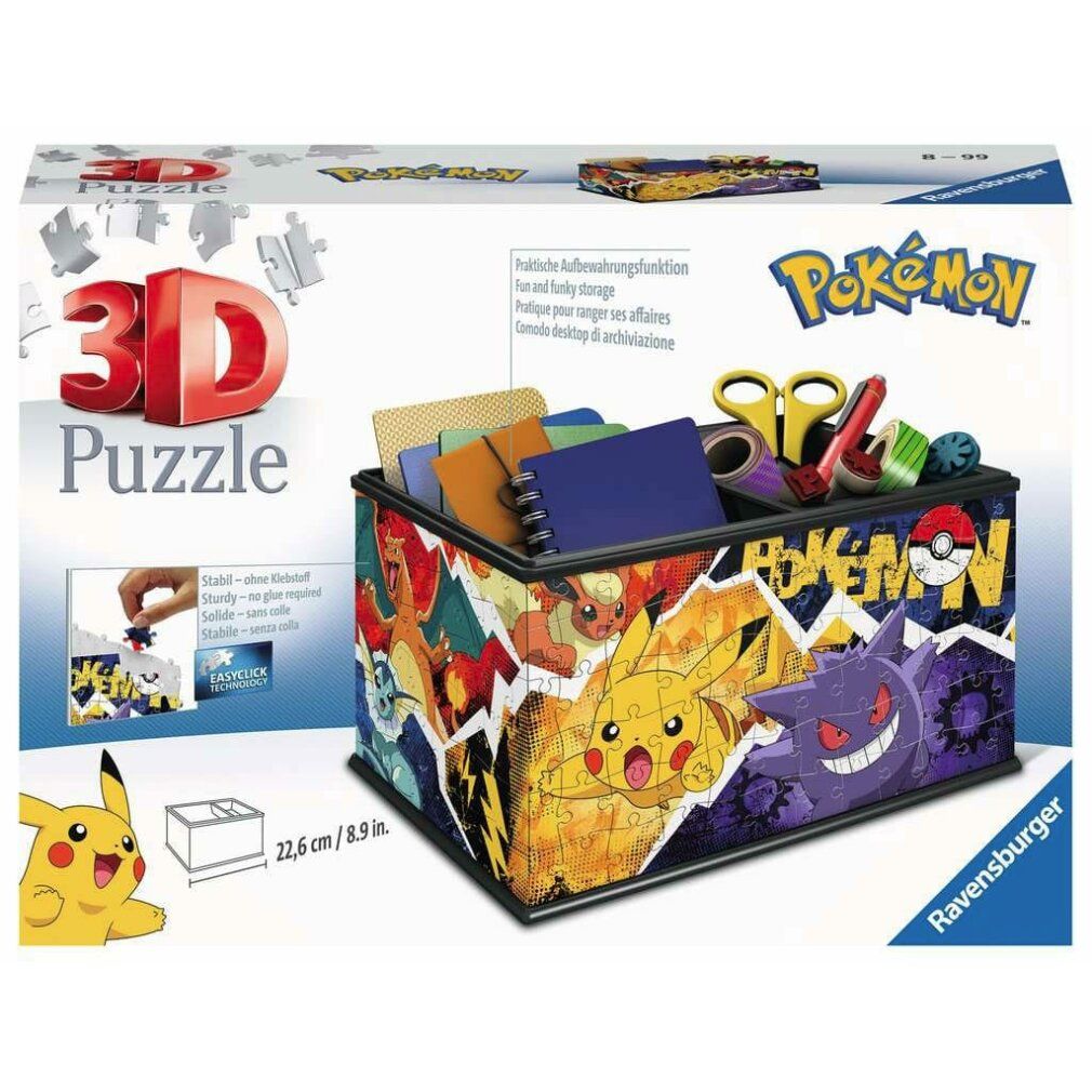 3D Puzzle Aufbewahrungsbox Pokèmon (mehrfarbig)