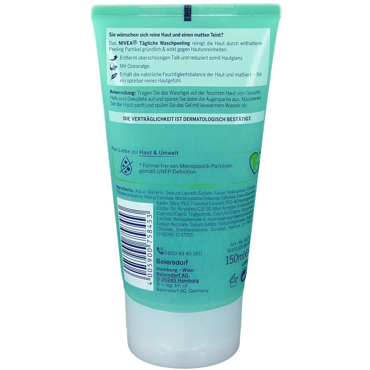 NIVEA® Tägliches Wasch-Peeling