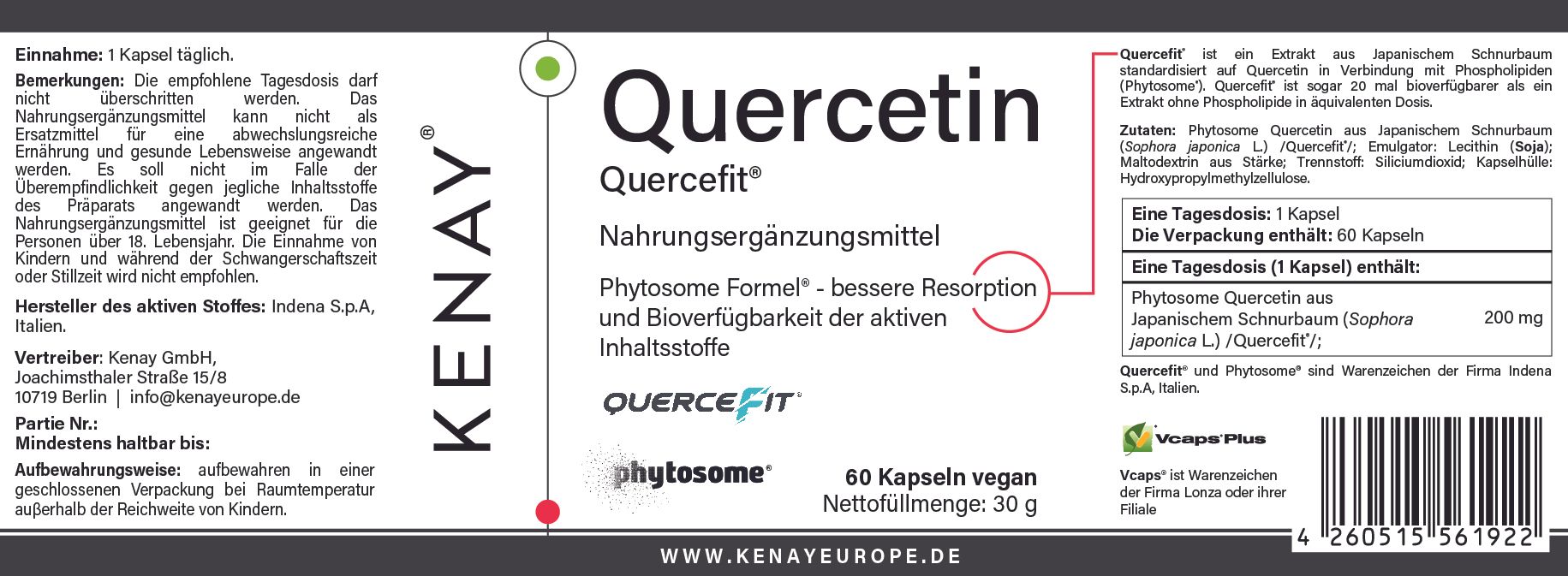 Quercetin Quercefit™ KENAY®