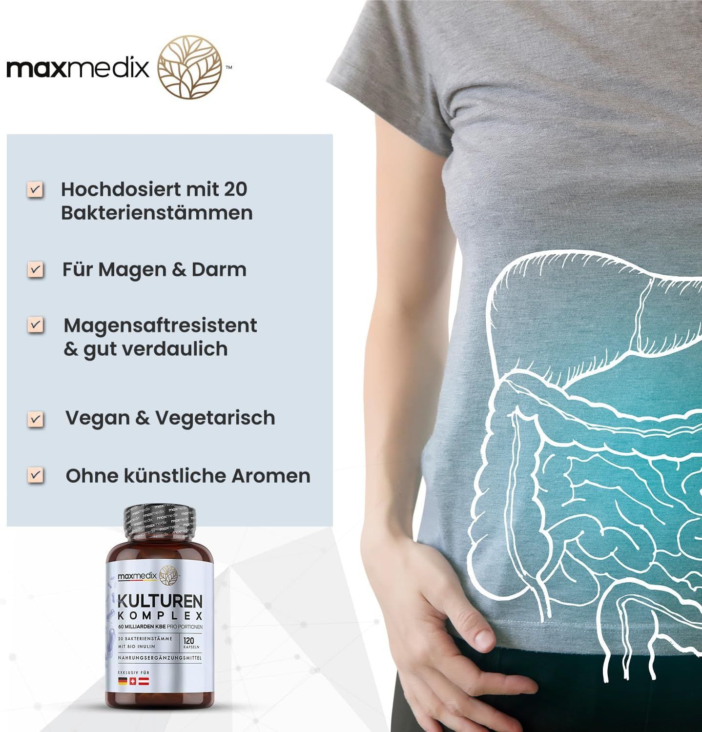 maxmedix Probiotika Kulturen Komplex