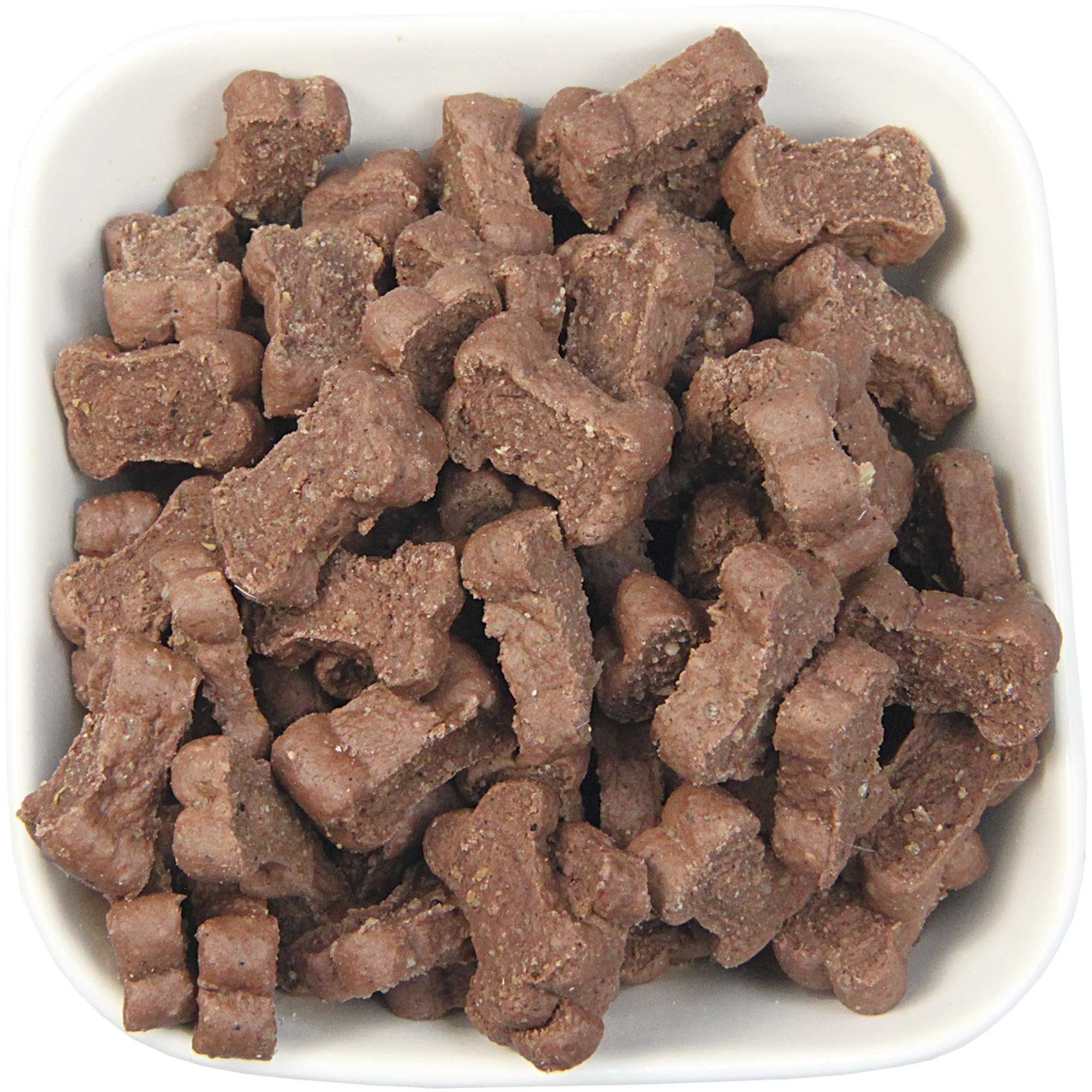 Schecker Hundeleckerli - Mini Soft Knochen mit Pferd und Kartoffel