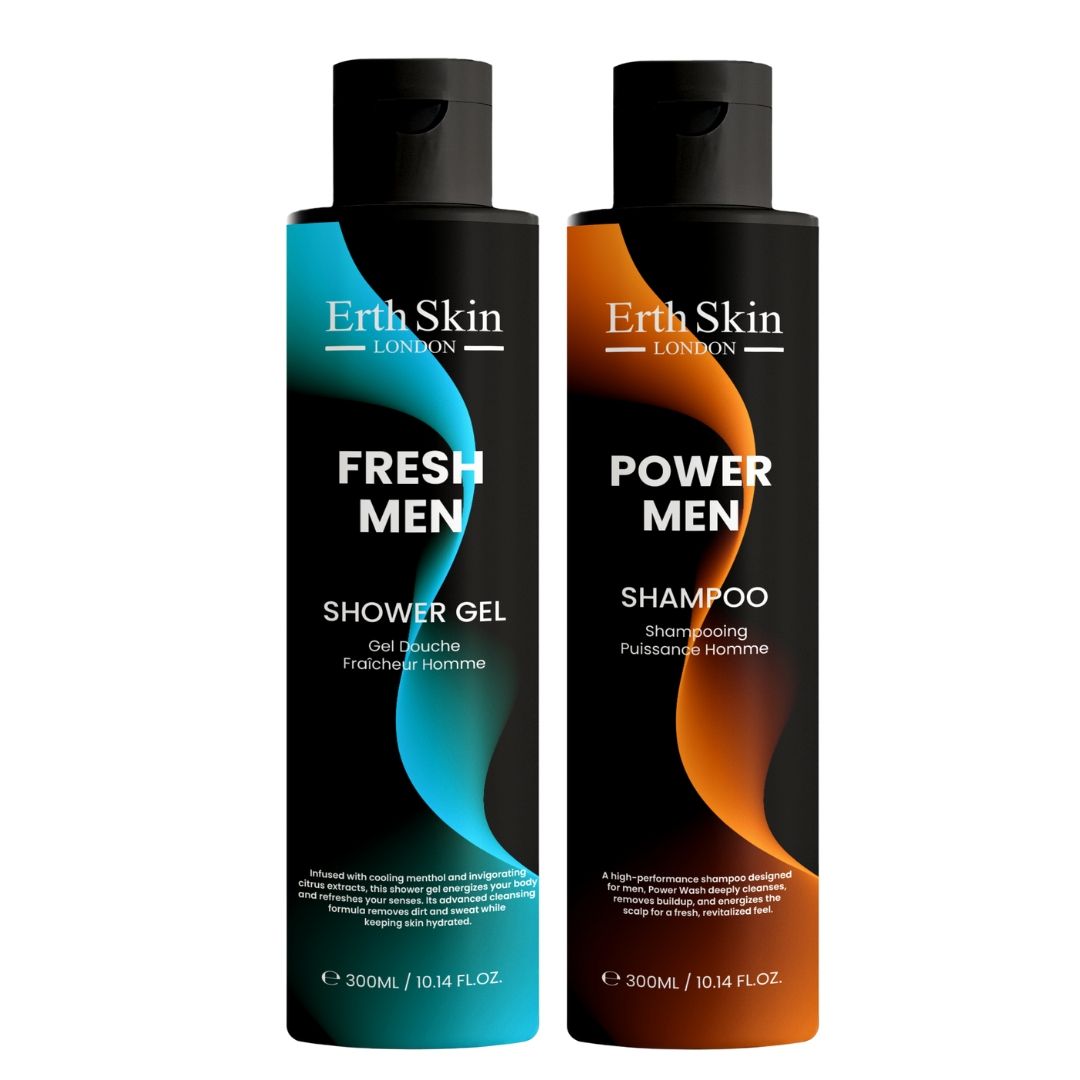 ErthSkin London Gel doccia Fresh Men + shampoo energizzante