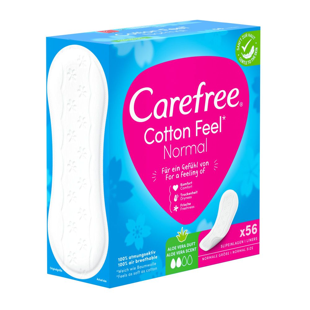 Carefree - Slipeinlagen "Cotton Feel Normal" Aloe 280 St.