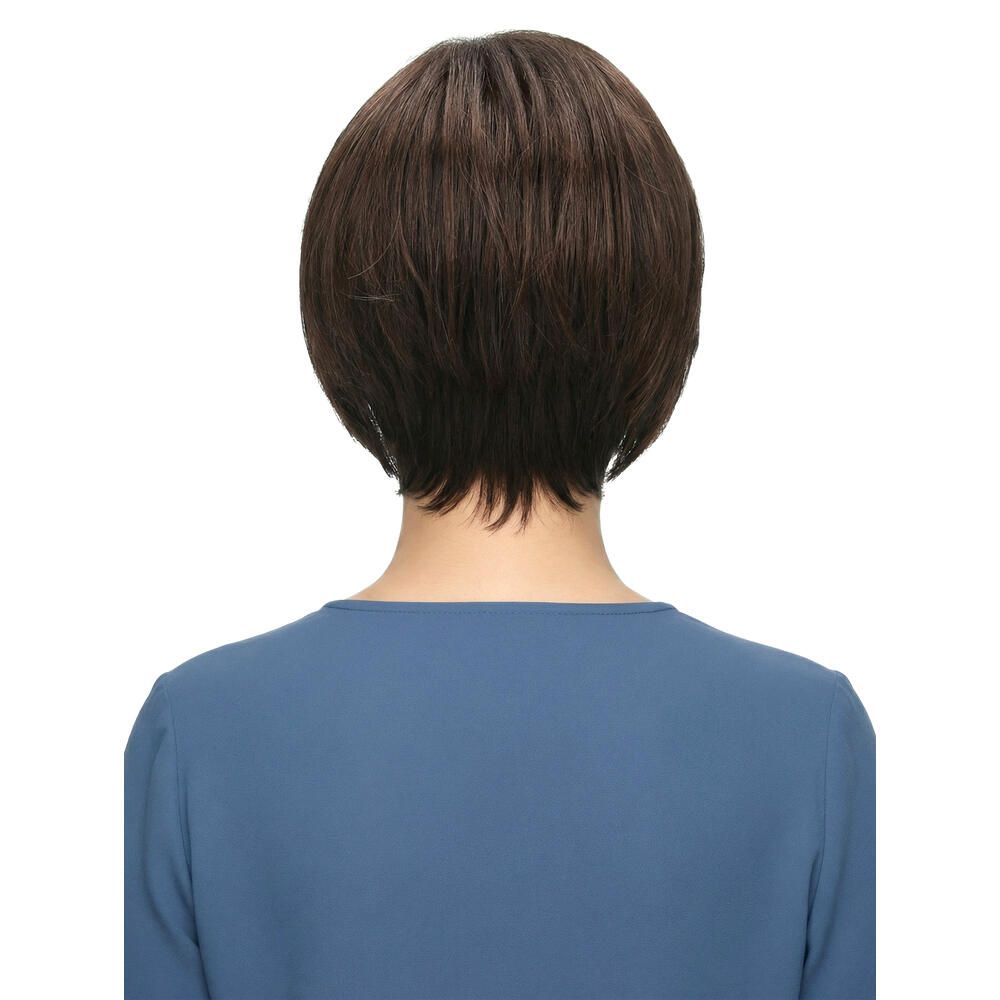 Perücke Mercedes von trendhair, braun, Bob-Schnitt, Rückansicht.