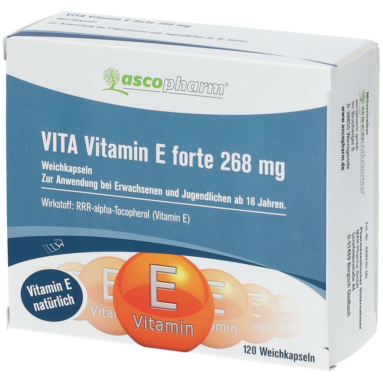 ascopharm® VITA Vitamin E forte 268 mg