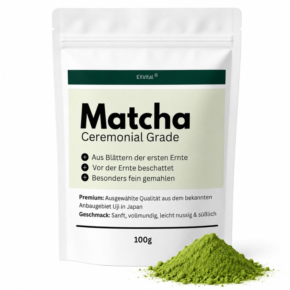 EXVital® Matcha Pulver Ceremonial Grade 100 g