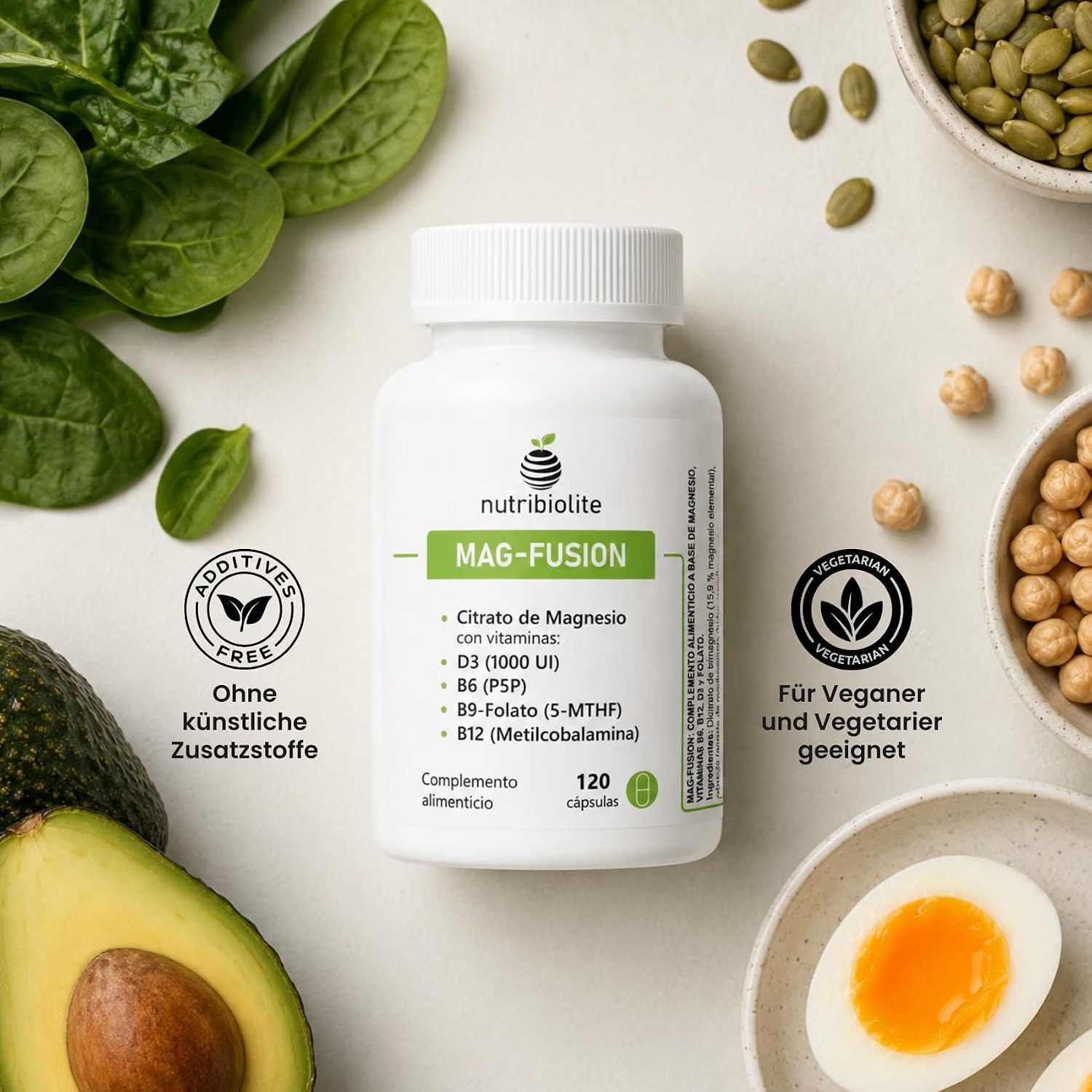 Nutribiolite MAG-FUSION Magnesium mit B-Vitaminen und D3