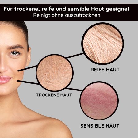 RAU Cosmetics Cleansing Lotion - Make-Up Entferner & Gesichtsreiniger mit Brennnessel Extrakt