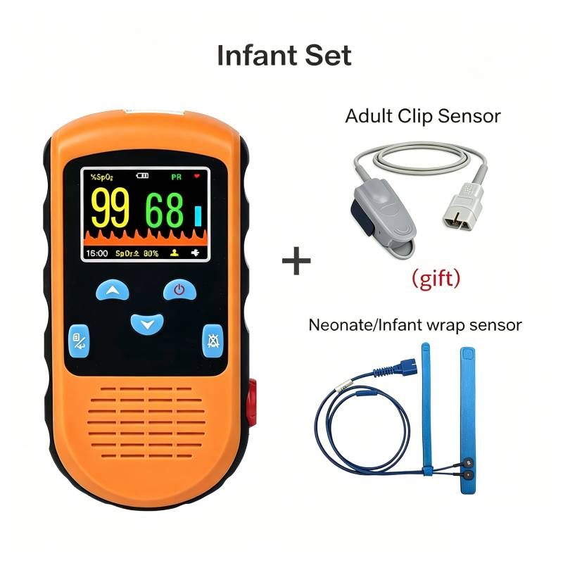 Lepu Handheld Kontinuierlicher Pulsoximeter Analyzer Säugling Erwachsener Pädiatrischer Neugeborener 136 St