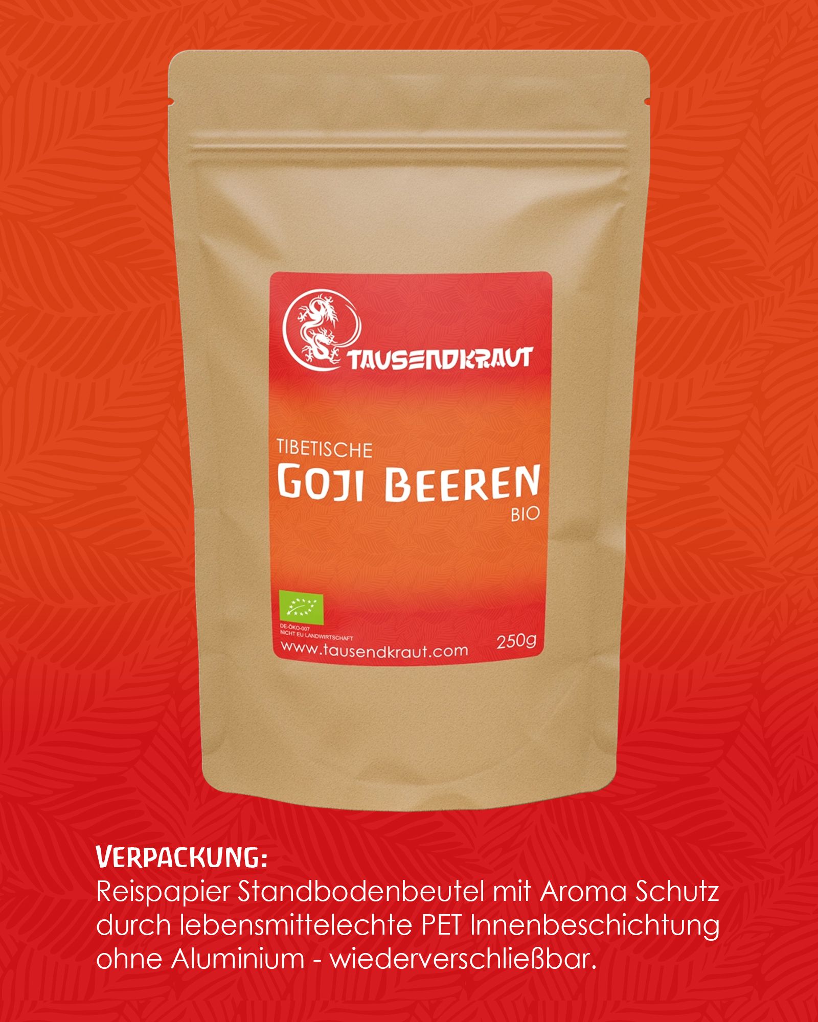 Tausendkraut Goji Beeren BIO