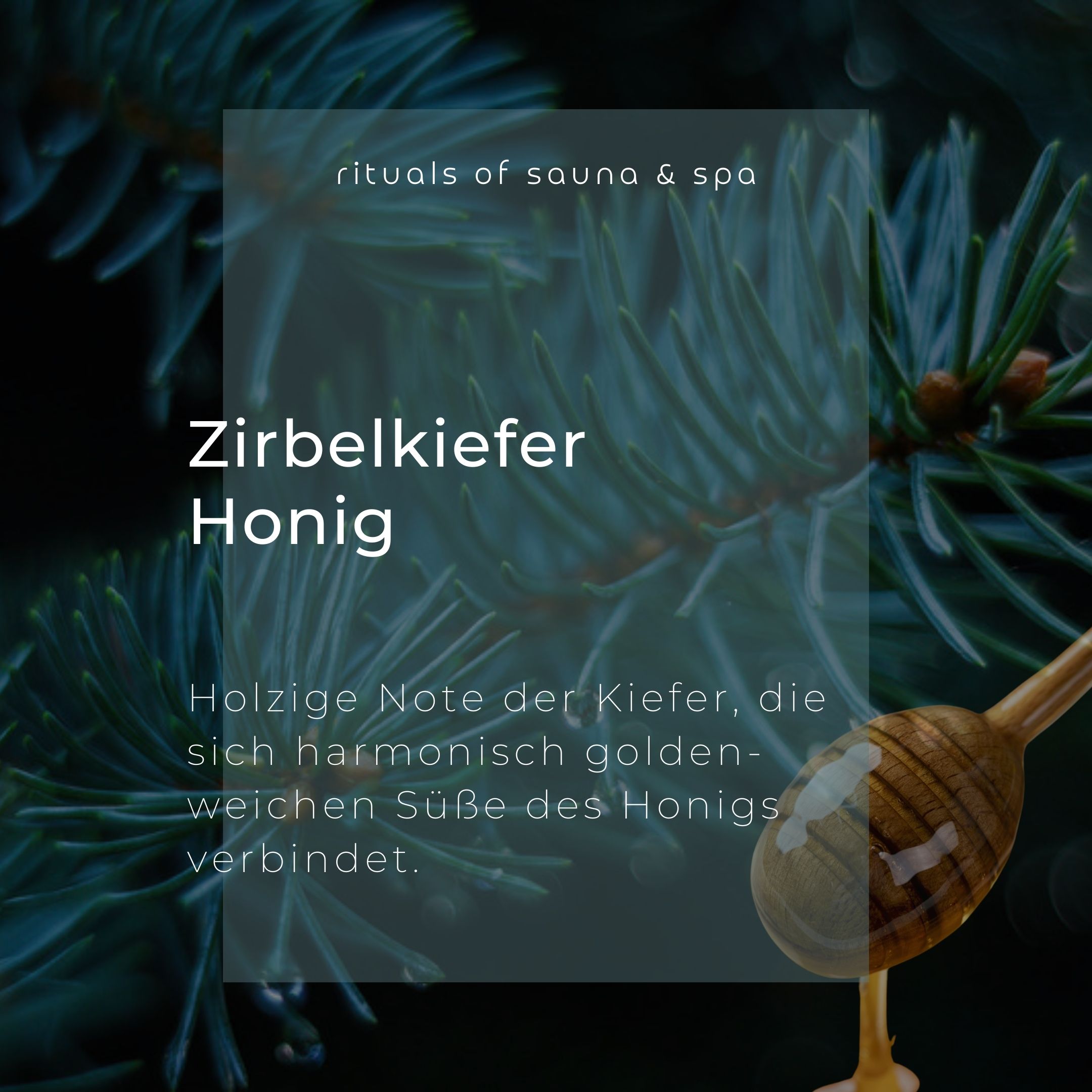 Wellow Sauna-Aufguss Zirbelkiefer-Honig