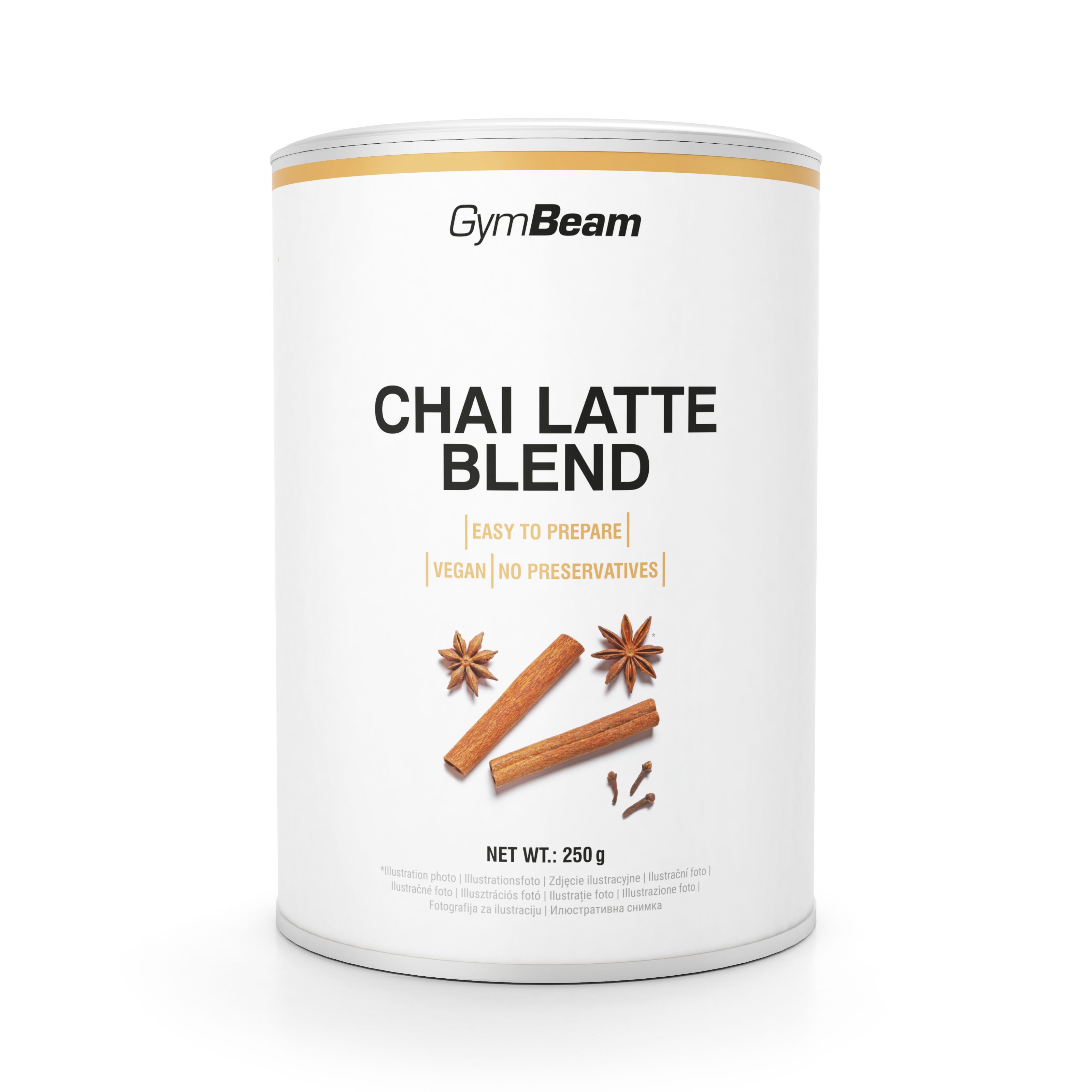 GymBeam Chai Latte Blend Pulver 250 g